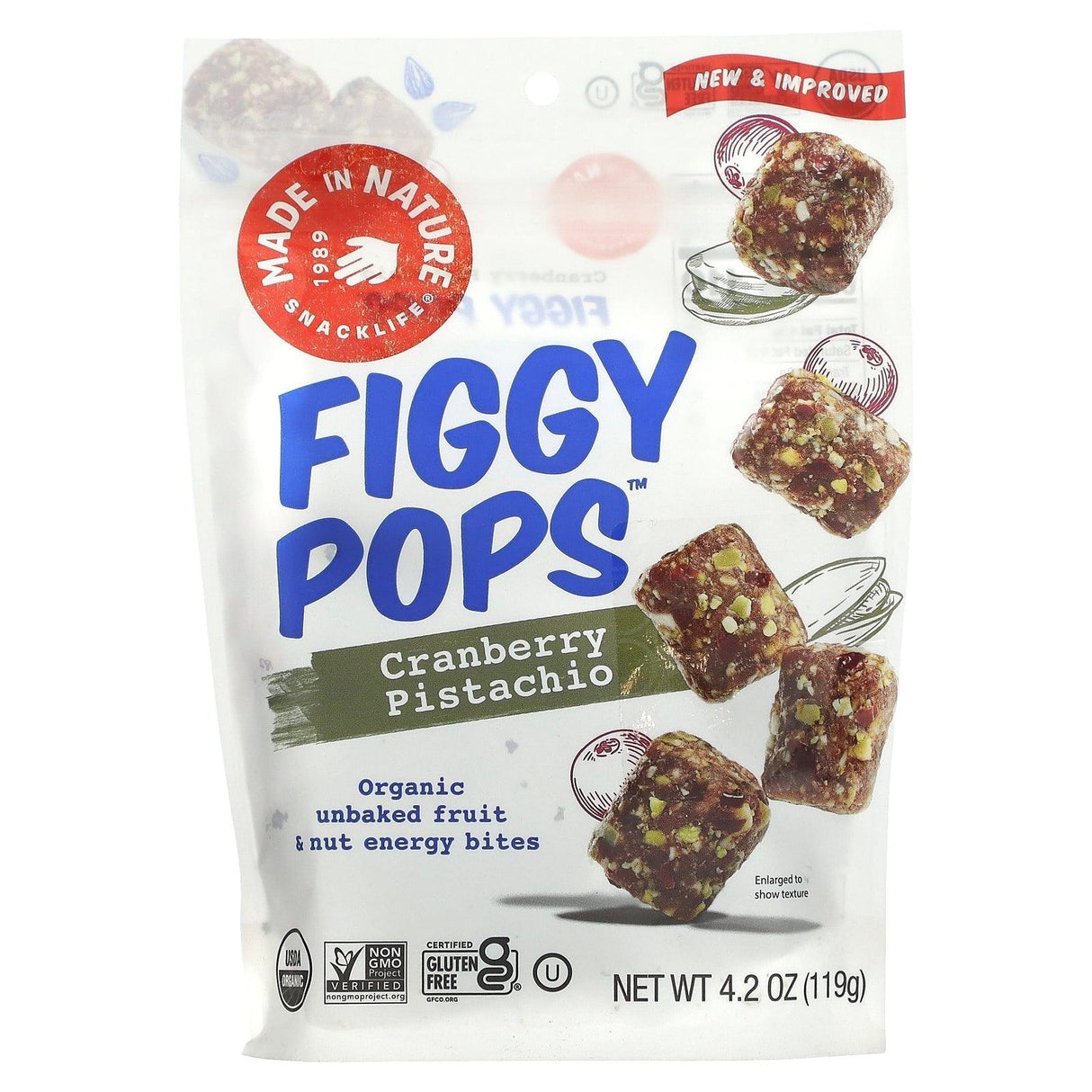 Made in Nature, Figgy Pops, Choco Crunch, 4.2 oz (119 g) - Supply Center USA