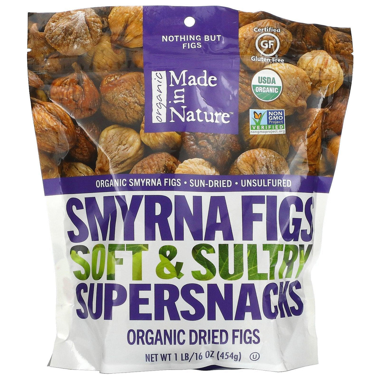 Made in Nature, Organic Dried Smyrna Figs, 7 oz (198 g) - Supply Center USA