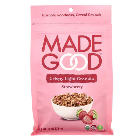 MadeGood, Crispy Light Granola, Strawberry, 10 oz (284 g) - Supply Center USA