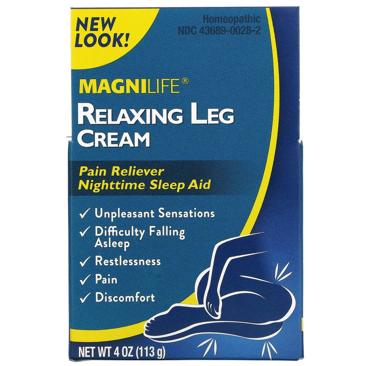 MagniLife, Relaxing Leg Cream, 4 oz (113 g) - Supply Center USA