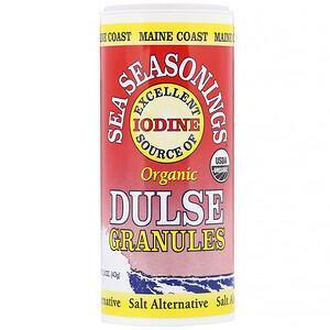 Maine Coast Sea Vegetables, Organic, Sea Seasonings, Dulse Granules, 1.5 oz (43 g) - Supply Center USA