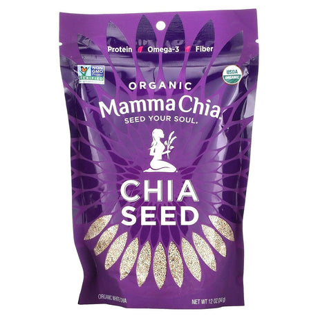 Mamma Chia, Organic White Chia Seed, 12 oz (340 g) - Supply Center USA