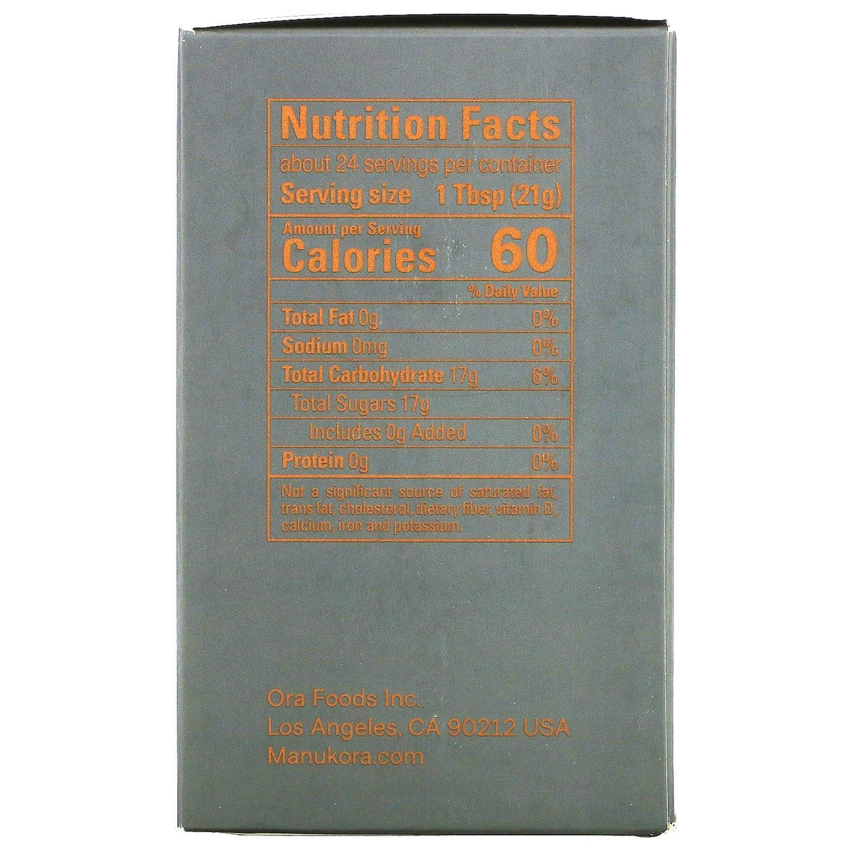 Manukora, Raw Manuka Honey, 600+ MGO, 1.1 lb (500 g) - Supply Center USA