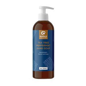 Maple Holistics, Hand Soap, Tea Tree Peppermint, 8 oz (236 ml) - Supply Center USA