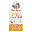 MaryRuth Organics, Organic Toddler Vitamin D3 + K2 Liquid Drops, 1-3 Years, Unflavored, 1 fl oz (30 ml) - Supply Center USA