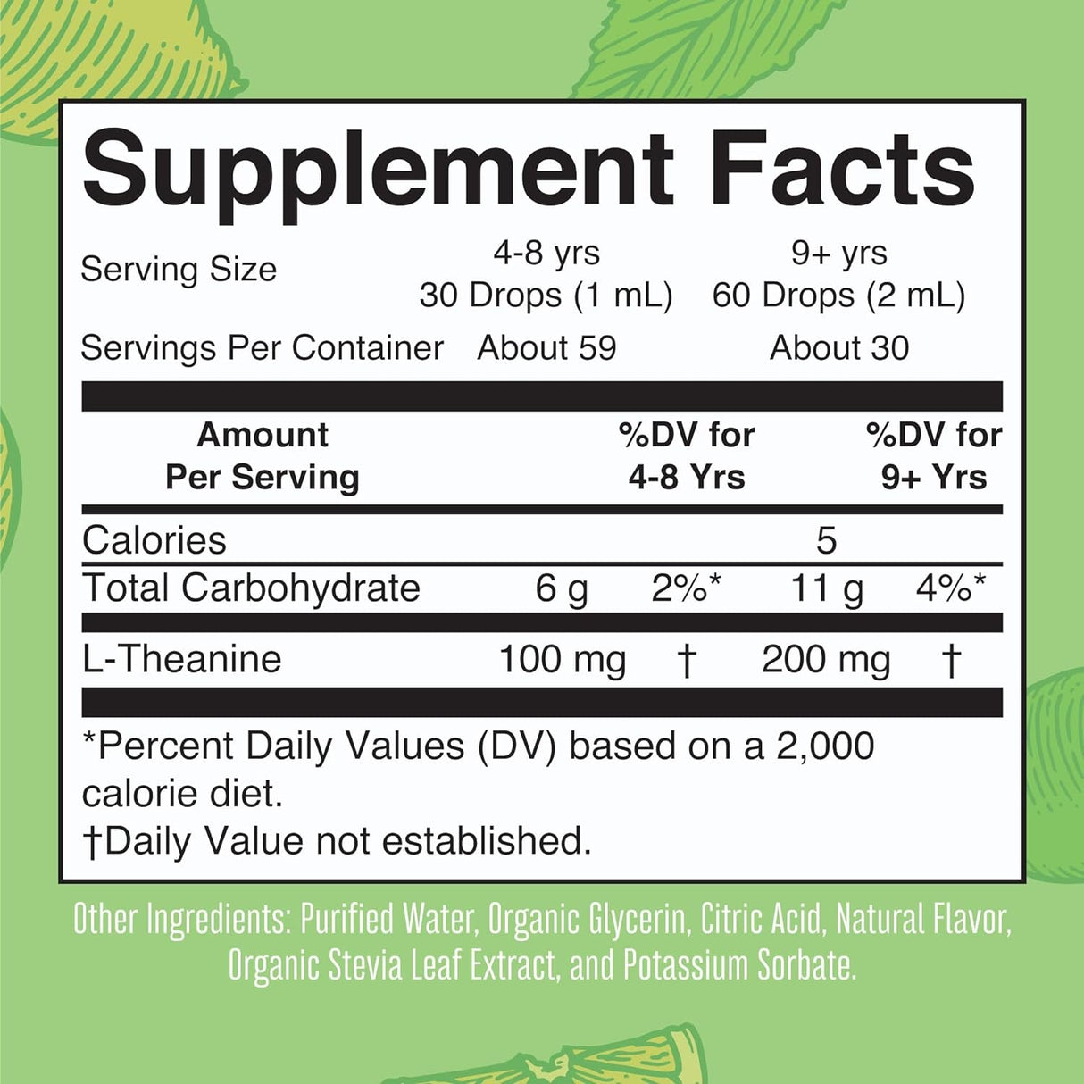 Maryruth'S L Theanine 200Mg Liquid Drops | Mood Support for Adults & Kids | Focus Supplement | Natural Sleep Support | Relaxation | Amino Acid | Vegan | Non-Gmo | Gluten Free | 30 Servings - Supply Center USA