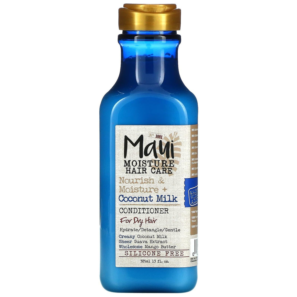 Maui Moisture, Hair Care, Nourish & Moisture + Coconut Milk Conditioner, For Dry Hair, 13 fl oz (385 ml) - Supply Center USA