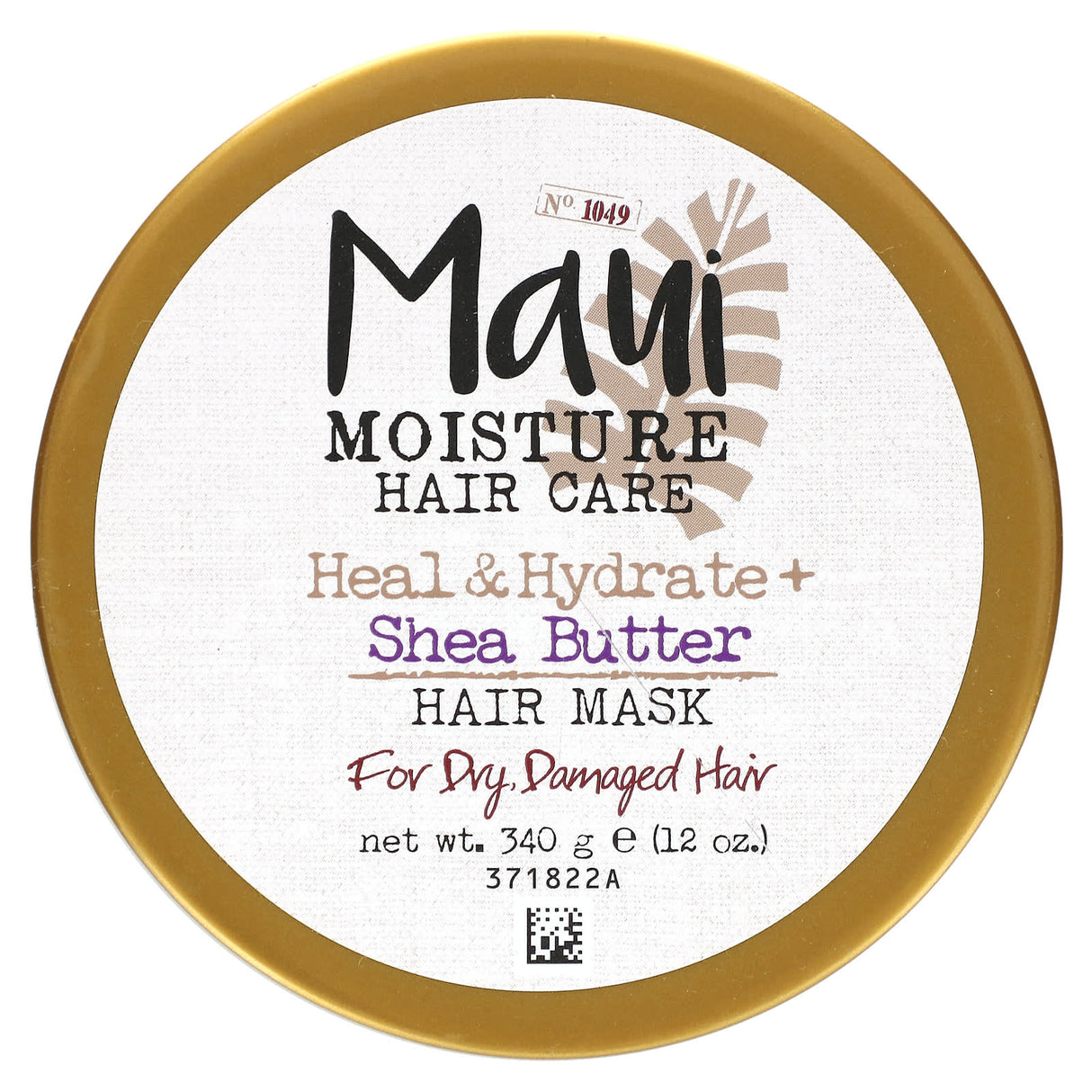 Maui Moisture, Heal & Hydrate + Shea Butter Hair Mask , 12 oz (340 g) - Supply Center USA