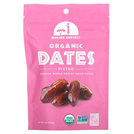 Mavuno Harvest, Organic Pitted Dates, 4 oz (112 g) - Supply Center USA