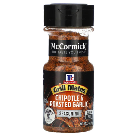 McCormick Grill Mates, Chipotle & Roasted Garlic Seasoning, 2.5 oz (70 g) - Supply Center USA