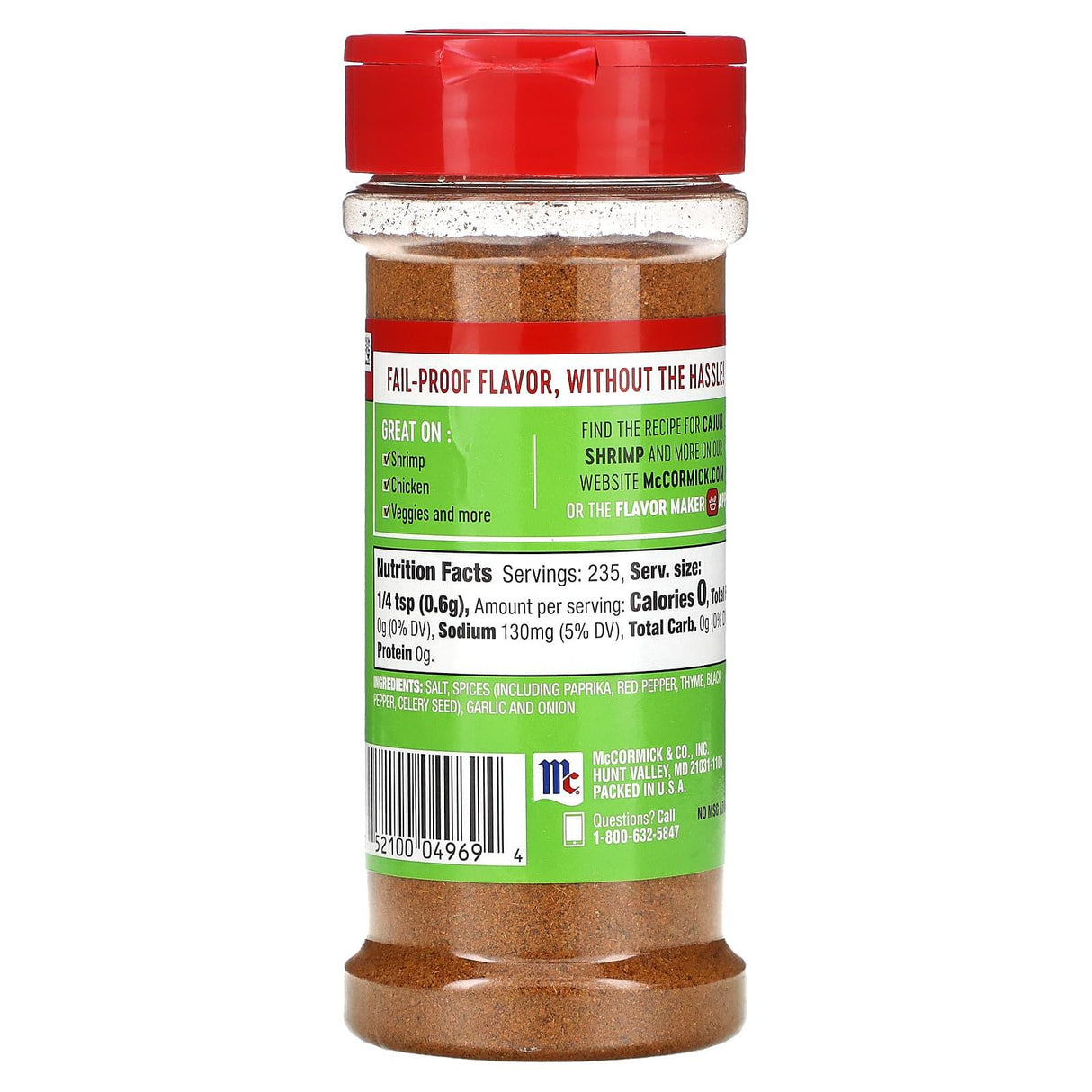 McCormick, Perfect Pinch, Salad Supreme Seasoning, 4.34 oz (123 g) - Supply Center USA