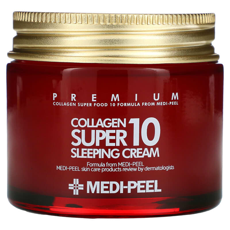 Medi-Peel, Collagen Super 10 Sleeping Cream, 2.36 fl oz (70 ml) - Supply Center USA