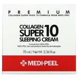 Medi-Peel, Collagen Super 10 Sleeping Cream, 2.36 fl oz (70 ml) - Supply Center USA