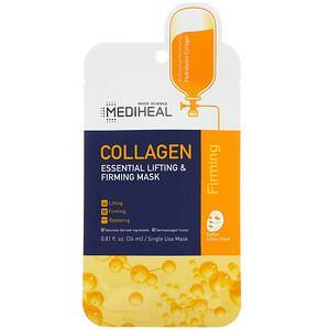 Mediheal, Collagen, Essential Lifting & Firming Beauty Mask, 1 Sheet, 0.81 fl oz (24 ml) - Supply Center USA