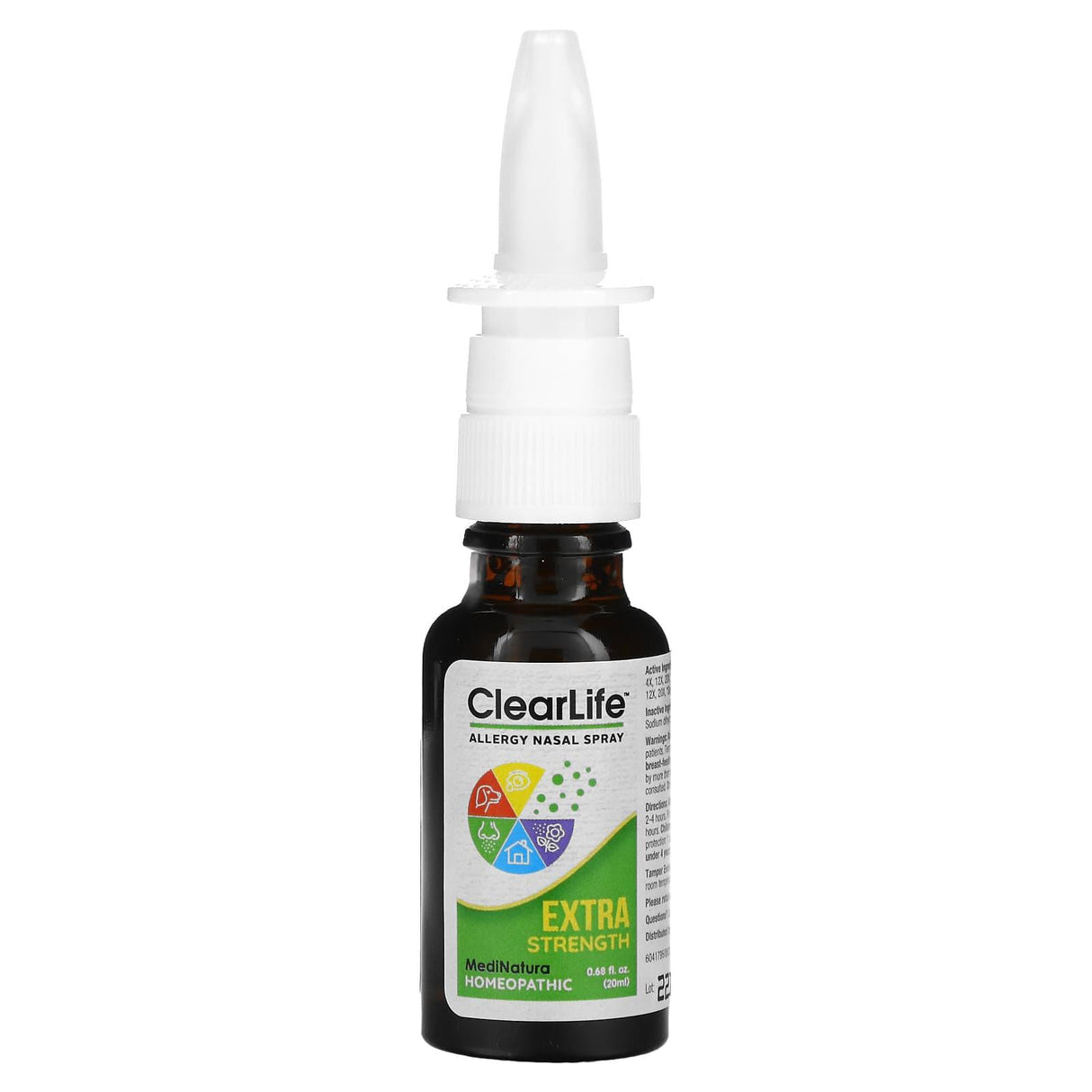 MediNatura, ClearLife, Allergy Nasal Spray, Extra Strength, 0.68 fl oz (20 ml) - Supply Center USA