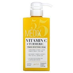 Medix 5.5, Vitamin C + Turmeric, Firming + Brightening Cream, 15 fl oz (444 ml) - Supply Center USA