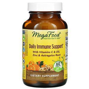 MegaFood, Daily Immune Support , 60 Tablets - Supply Center USA
