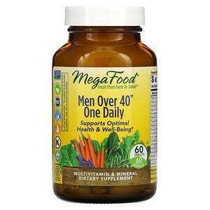 MegaFood, Men Over 40 One Daily, 60 Tablets - Supply Center USA