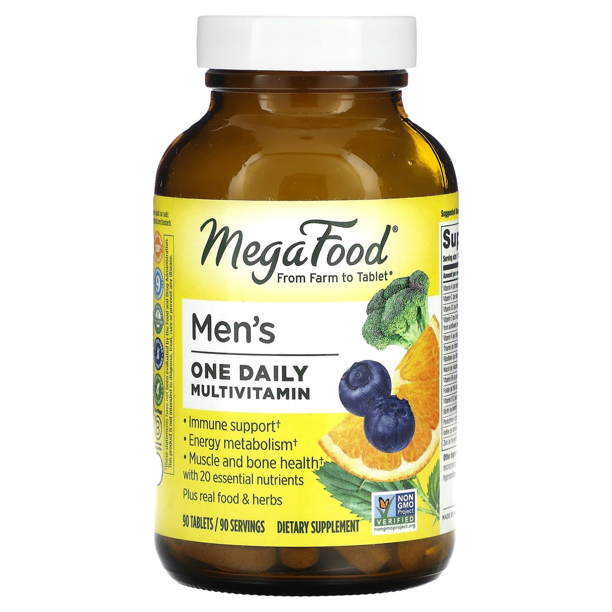 MegaFood, Men’s One Daily Multivitamin, 30 Tablets - Supply Center USA