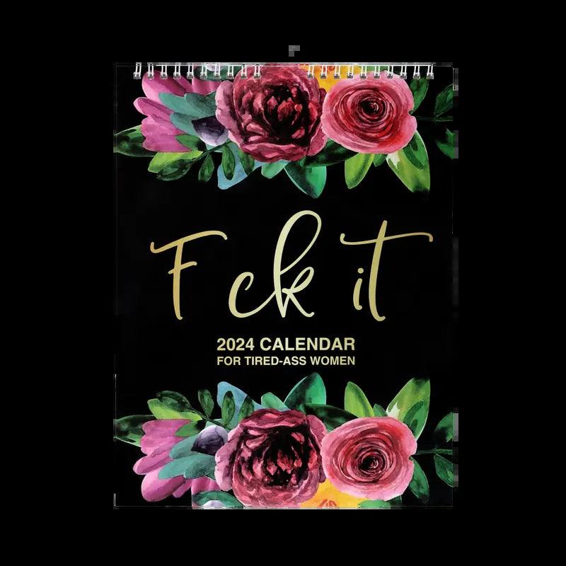 Mental Health Calendar 2024 - 2025 Funny Sweary Calendar 2024 - 2025 Wall Calendar with Sweary Affirmations Monthly Planner Prank Calendar for Home Offices - Supply Center USA