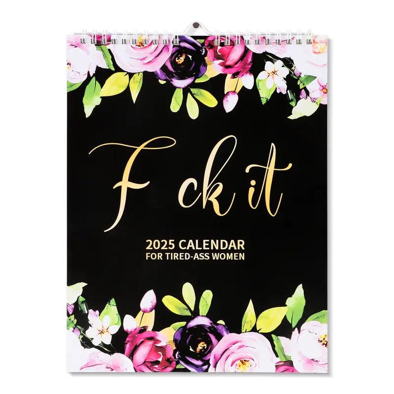 Mental Health Calendar 2024 - 2025 Funny Sweary Calendar 2024 - 2025 Wall Calendar with Sweary Affirmations Monthly Planner Prank Calendar for Home Offices - Supply Center USA