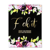 Mental Health Calendar 2024 - 2025 Funny Sweary Calendar 2024 - 2025 Wall Calendar with Sweary Affirmations Monthly Planner Prank Calendar for Home Offices - Supply Center USA