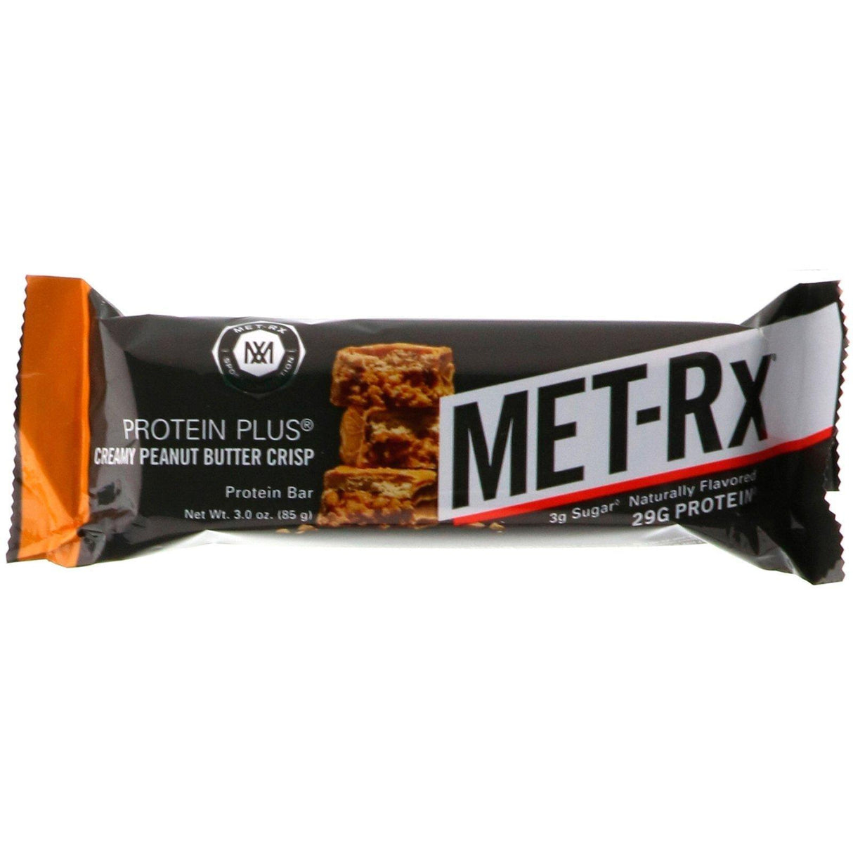 MET-Rx, PROTEIN PLUS Bar, Creamy Peanut Butter Crisp, 9 Bars, 3.0 oz (85 g ) Each - Supply Center USA