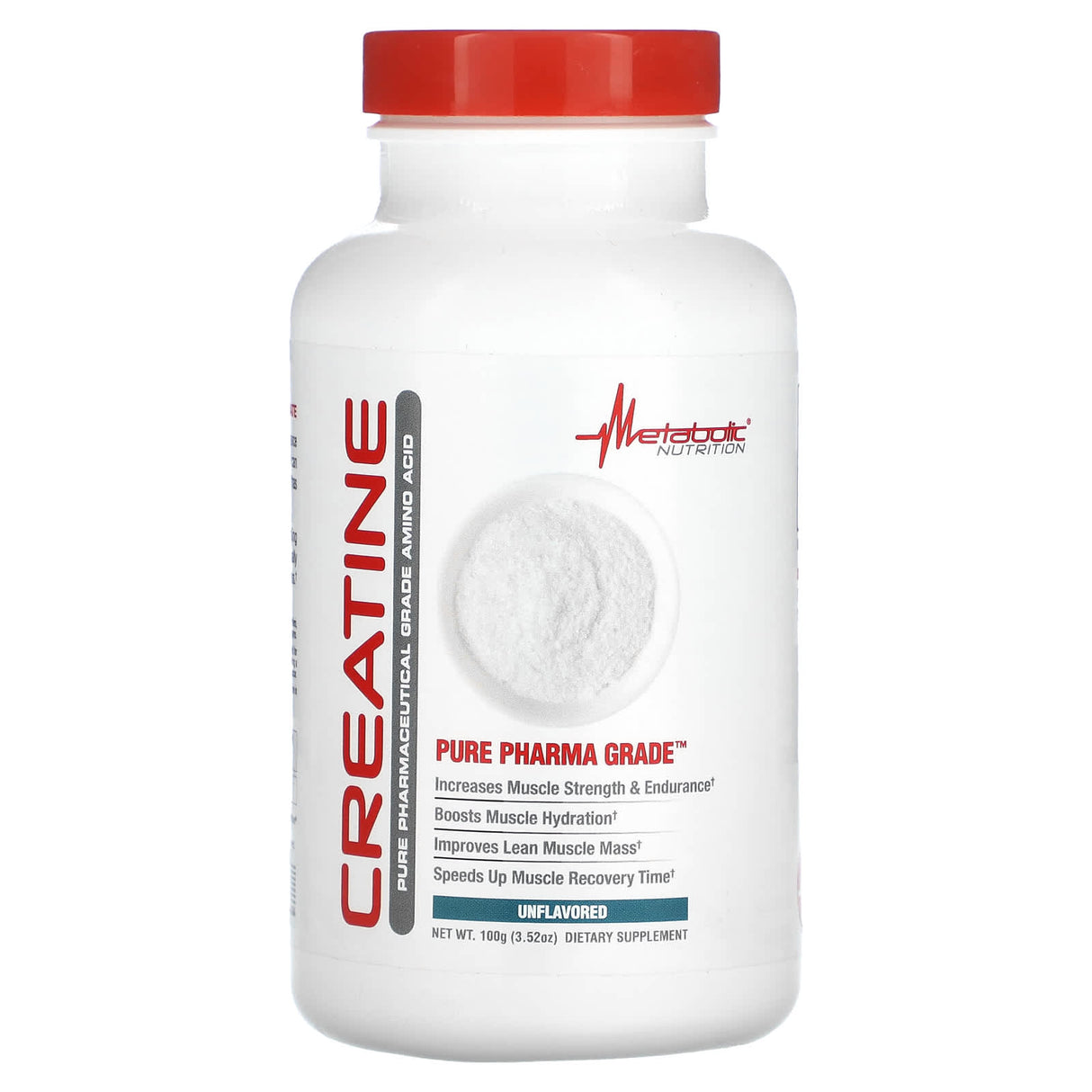 Metabolic Nutrition, Creatine, Unflavored, 17.64 oz (500 g) - Supply Center USA