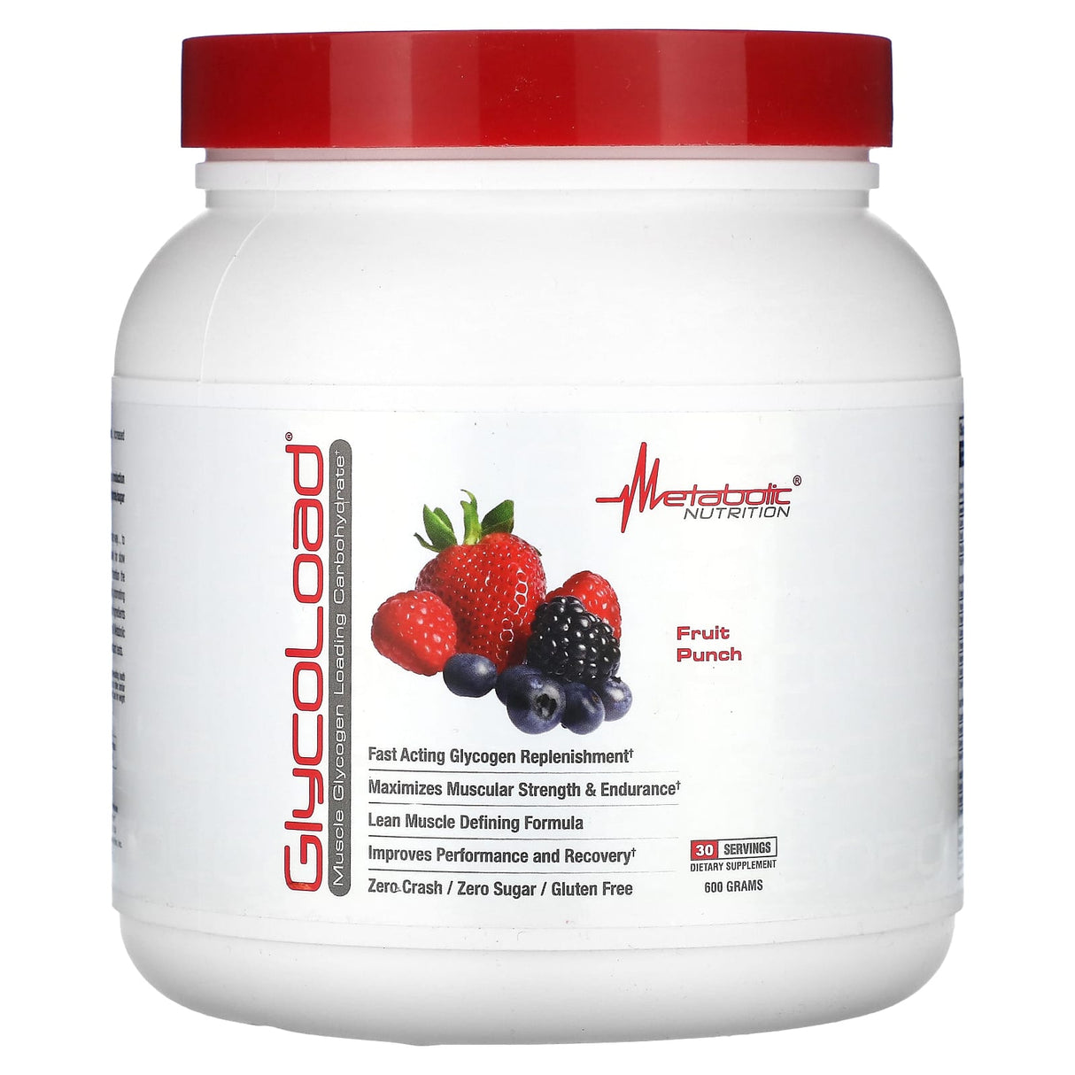 Metabolic Nutrition, GlycoLoad, Grape, 600 g - Supply Center USA
