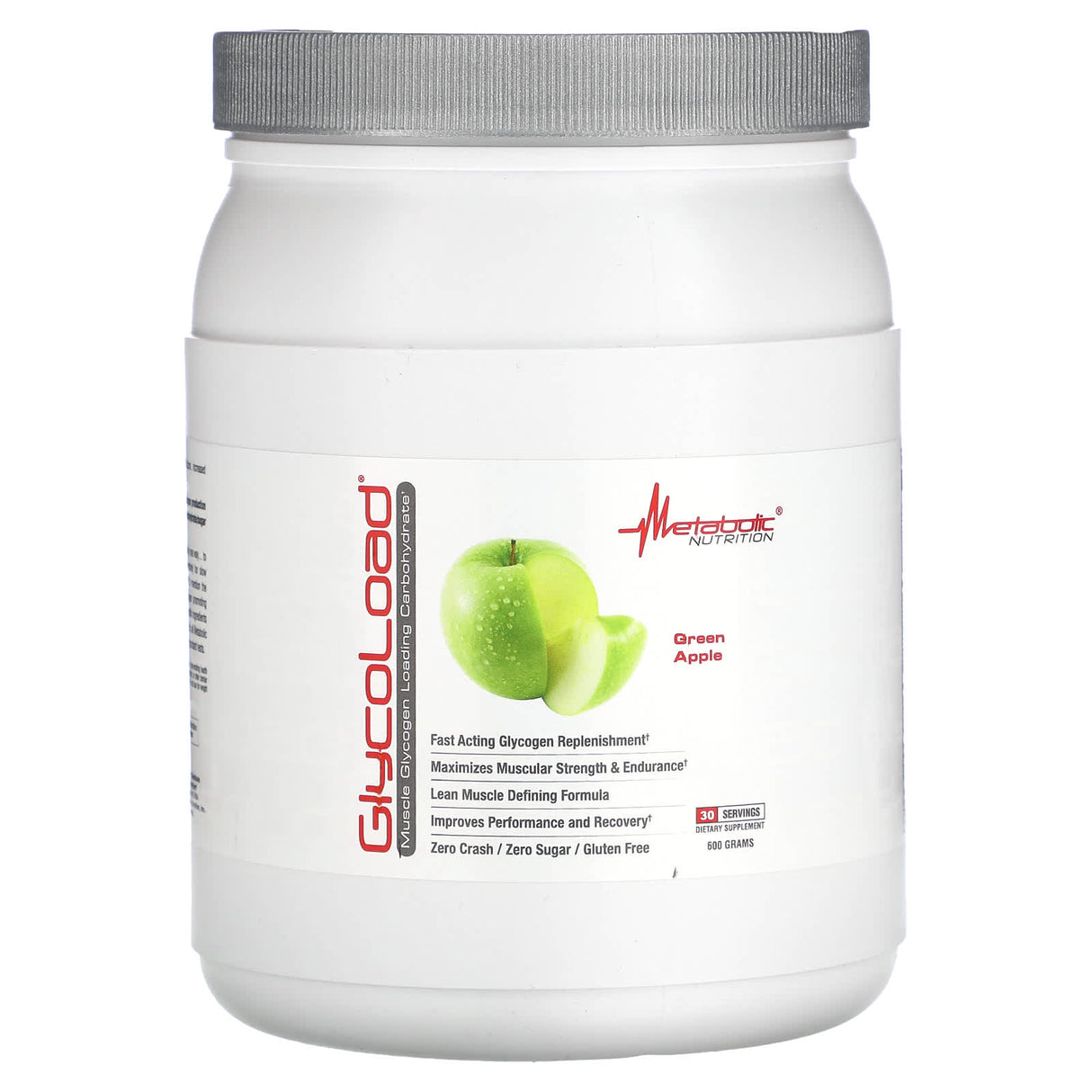 Metabolic Nutrition, GlycoLoad, Grape, 600 g - Supply Center USA