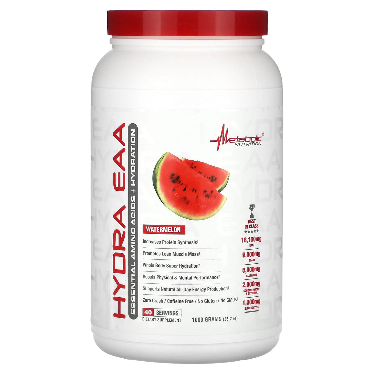 Metabolic Nutrition, Hydra EAA, Fruit Punch , 35.2 oz (1,000 g) - Supply Center USA