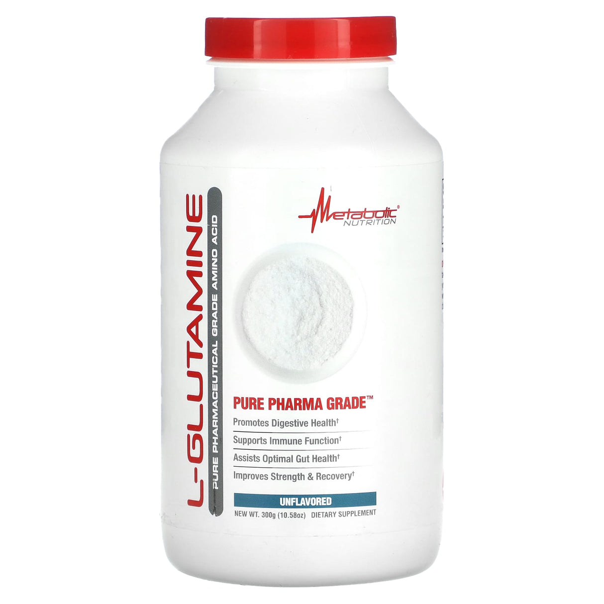 Metabolic Nutrition, L-Glutamine, Unflavored, 3.52 oz (100 g) - Supply Center USA