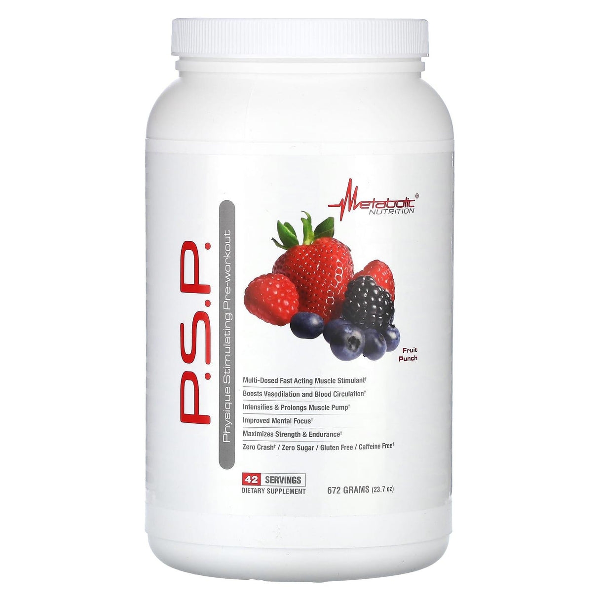 Metabolic Nutrition, P.S.P. Physique Stimulating Pre-Workout, Lemonade, 23.7 oz (672 g) - Supply Center USA