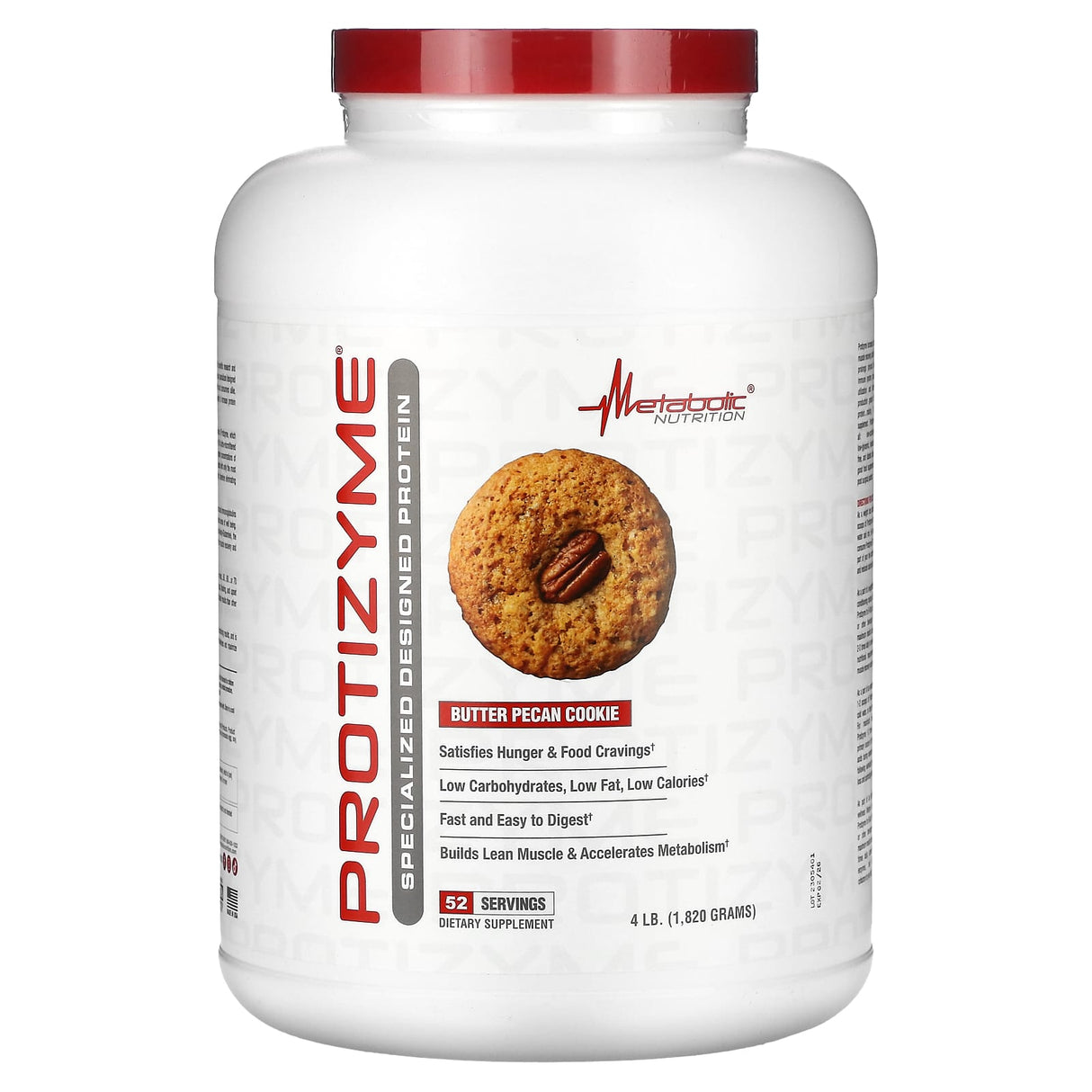 Metabolic Nutrition, Protizyme, Specialized Designed Protein, Butter Pecan Cookie, 2 lb - Supply Center USA