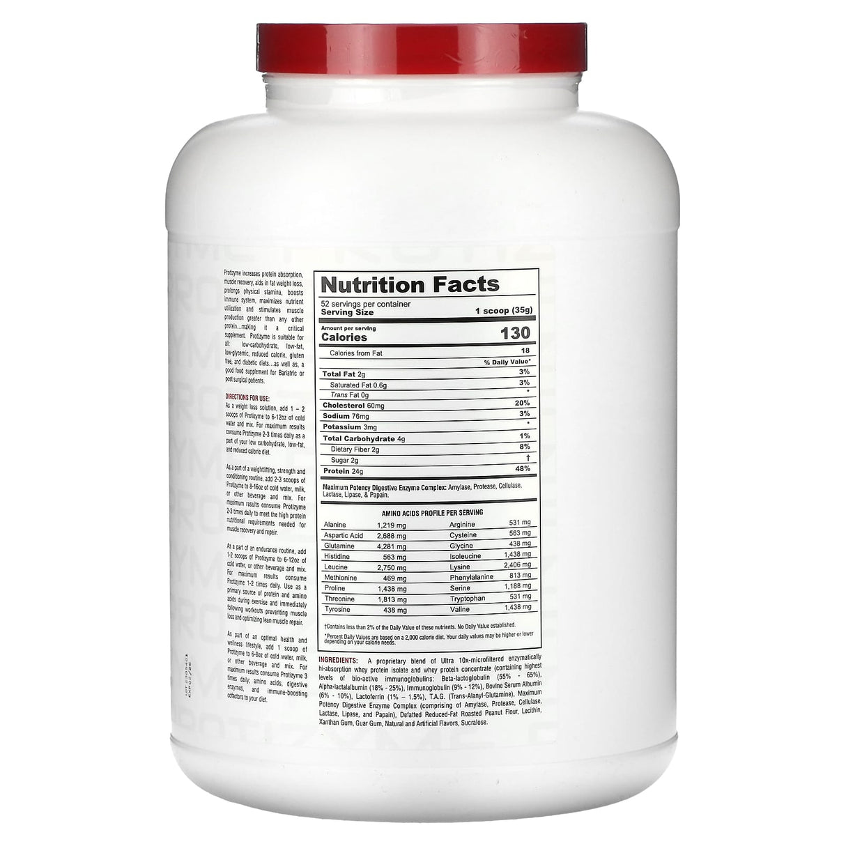 Metabolic Nutrition, Protizyme, Specialized Designed Protein, Chocolate Cake, 2 lb (910 g) - Supply Center USA