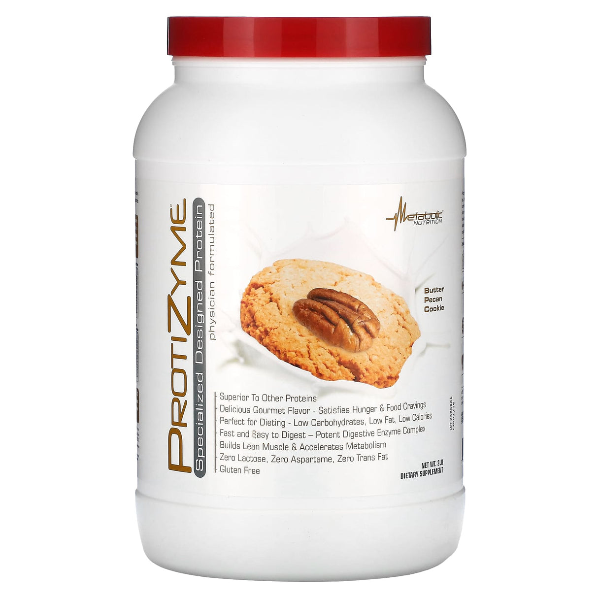 Metabolic Nutrition, Protizyme, Specialized Designed Protein, Chocolate Cake, 2 lb (910 g) - Supply Center USA