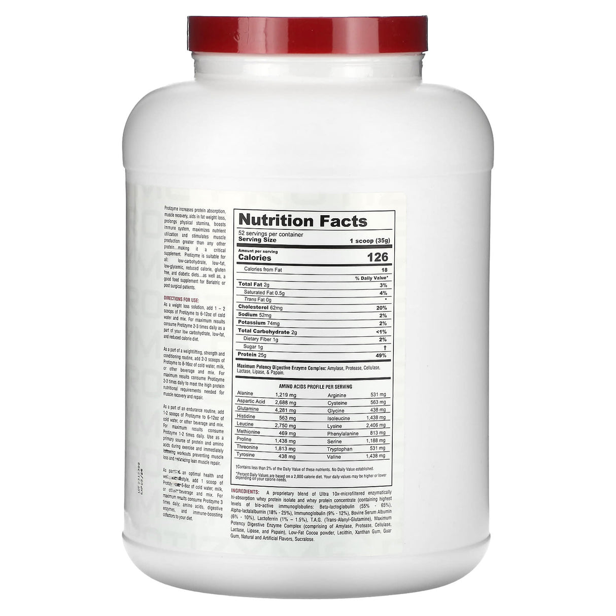 Metabolic Nutrition, Protizyme, Specialized Designed Protein, Vanilla Cake, 2 lb (910 g) - Supply Center USA