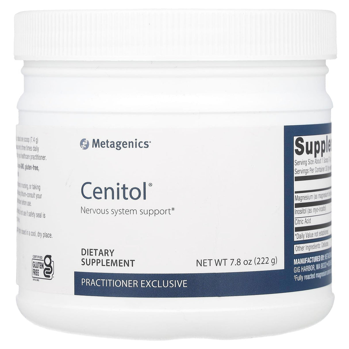 Metagenics, Cenitol®, 7.8 oz (222 g) - Supply Center USA