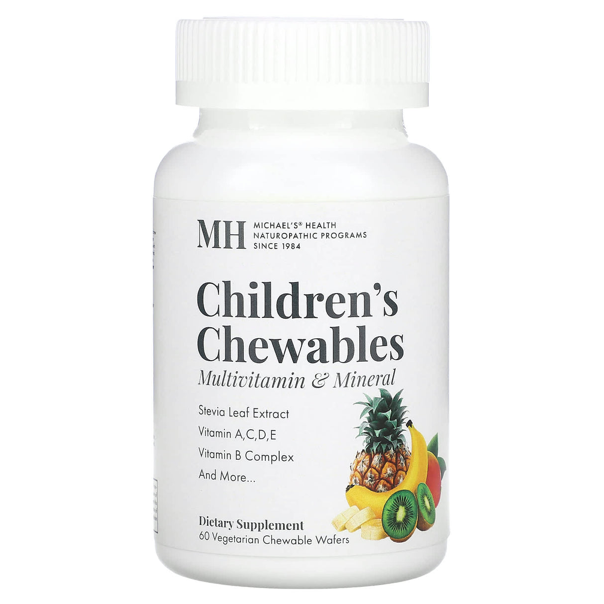 Michael's Naturopathic, Children's Chewables, Natural Fruit , 60 Vegetarian Chewable Wafers - Supply Center USA