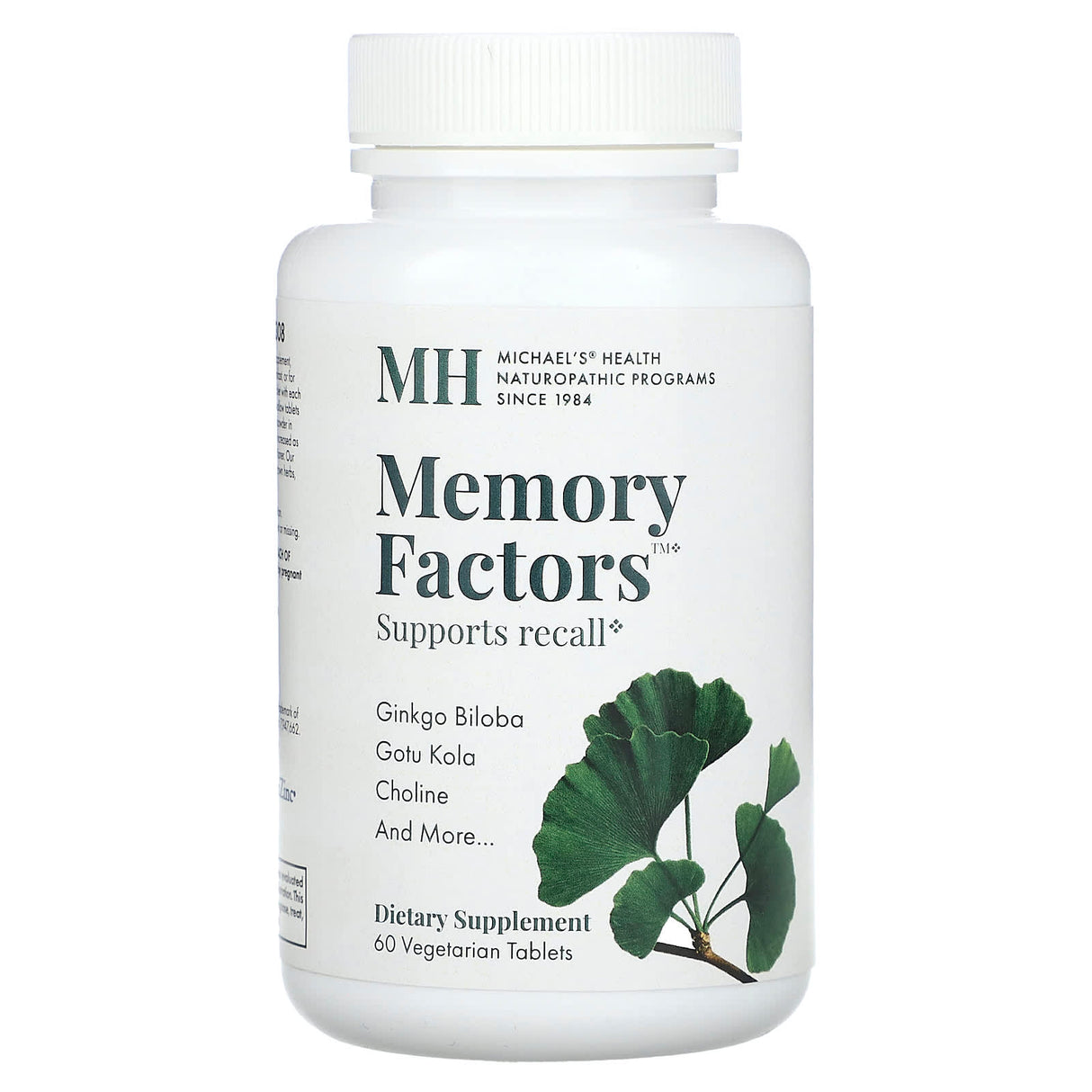 Michael's Naturopathic, Memory Factors, 60 Vegetarian Tablets - Supply Center USA