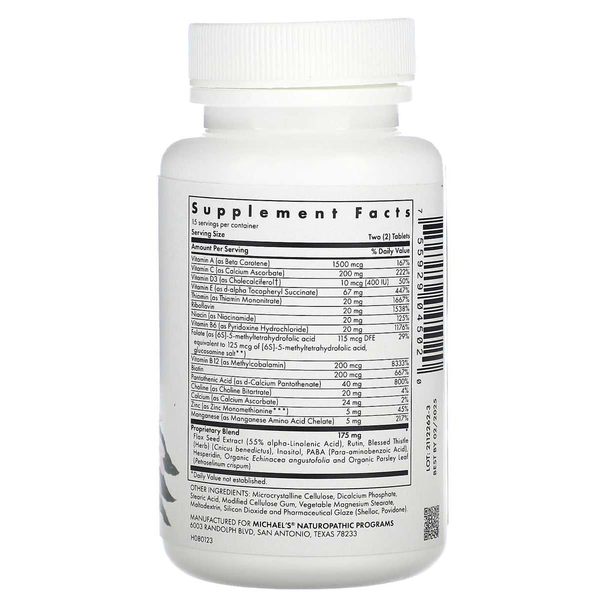 Michael's Naturopathic, Pre-Teen Girls Multivitamin, 30 Vegetarian Tablets - Supply Center USA