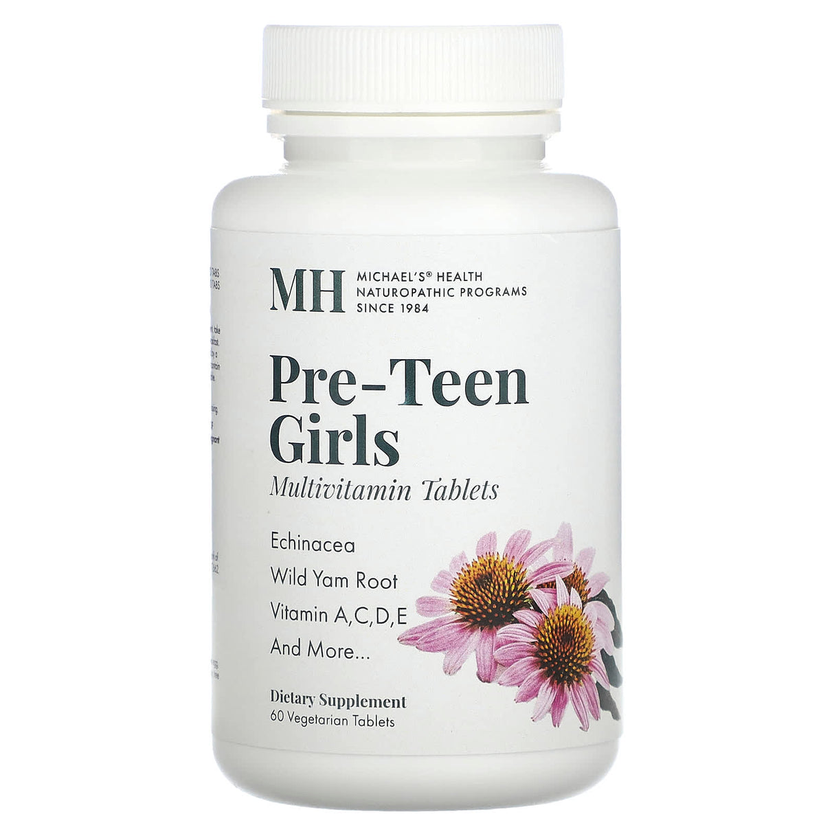 Michael's Naturopathic, Pre-Teen Girls Multivitamin, 60 Vegetarian Tablets - Supply Center USA