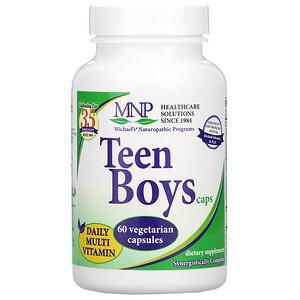 Michael's Naturopathic, Teen Boys Caps, Daily Multi-Vitamin, 60 Vegetarian Capsules - Supply Center USA