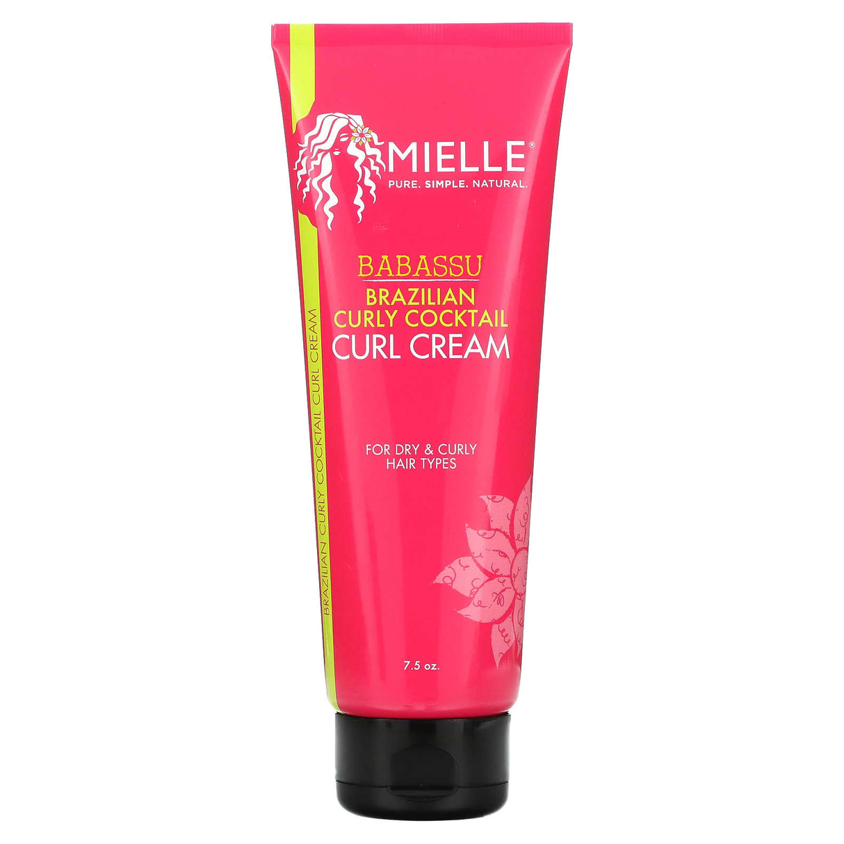 Mielle, Brazilian Curly Cocktail, Curl Cream, Babassu , 7.5 oz - Supply Center USA