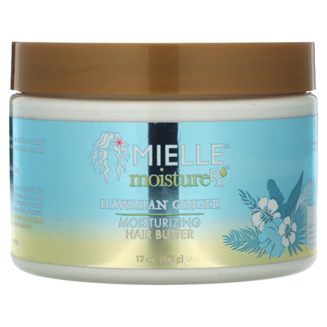 Mielle, Moisture RX, Moisturizing Hair Butter, Hawaiian Ginger, 12 oz (340 g) - Supply Center USA