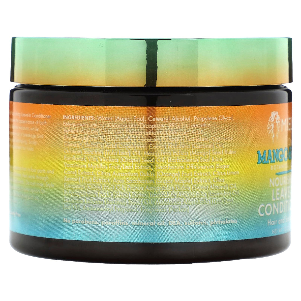 Mielle, Nourishing Leave-In Conditioner, Mango & Tulsi, 12 oz (340 g) - Supply Center USA