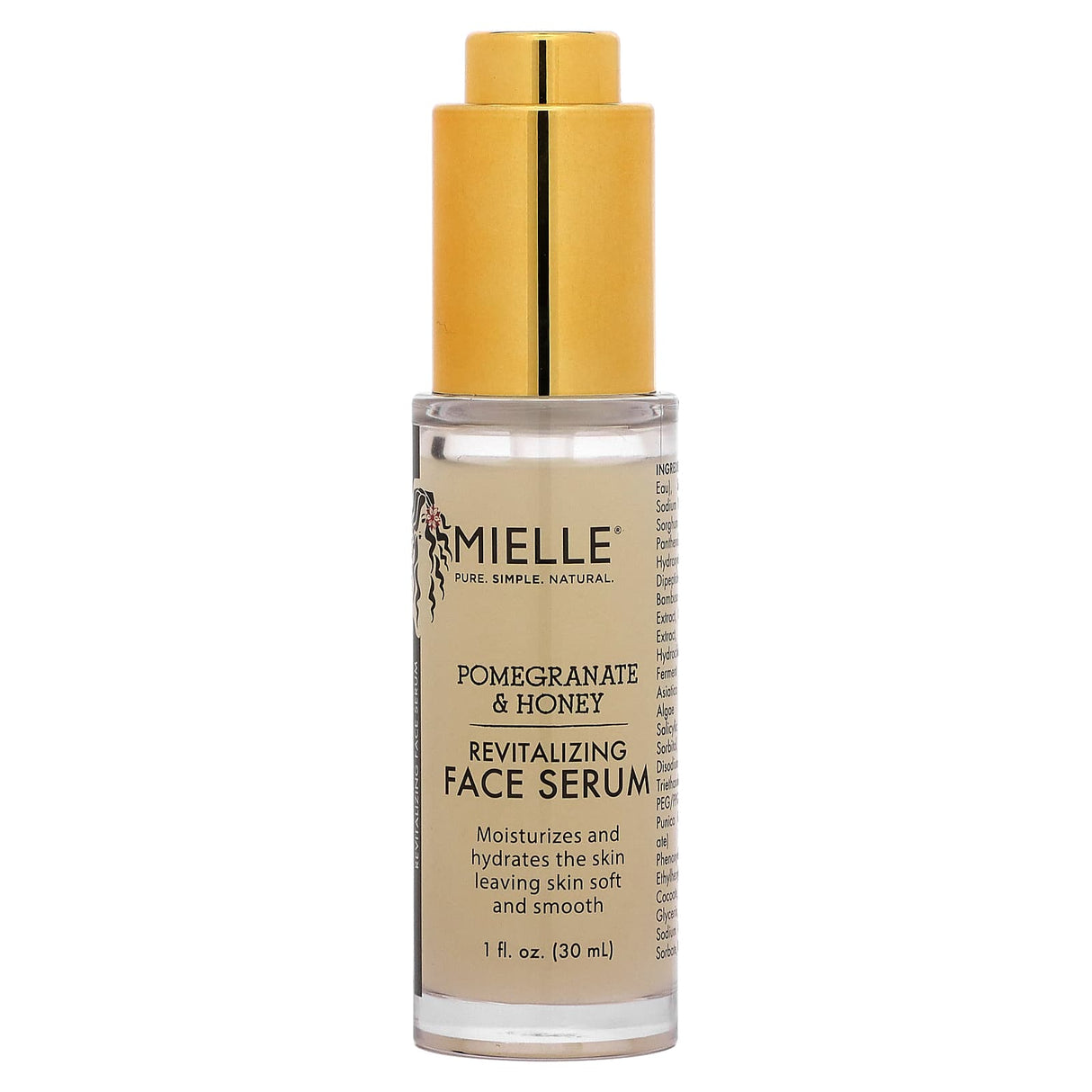 Mielle, Revitalizing Face Serum, Pomegranate & Honey, 1 fl oz (30 ml) - Supply Center USA