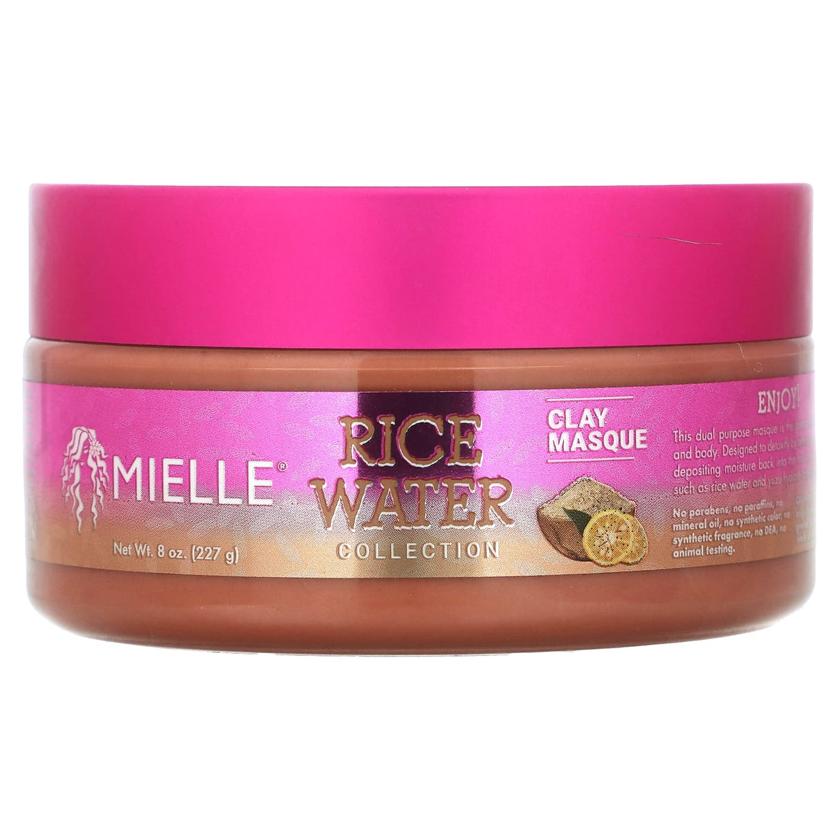 Mielle, Rice Water Collection, Clay Masque, 8 oz (227 g) - Supply Center USA