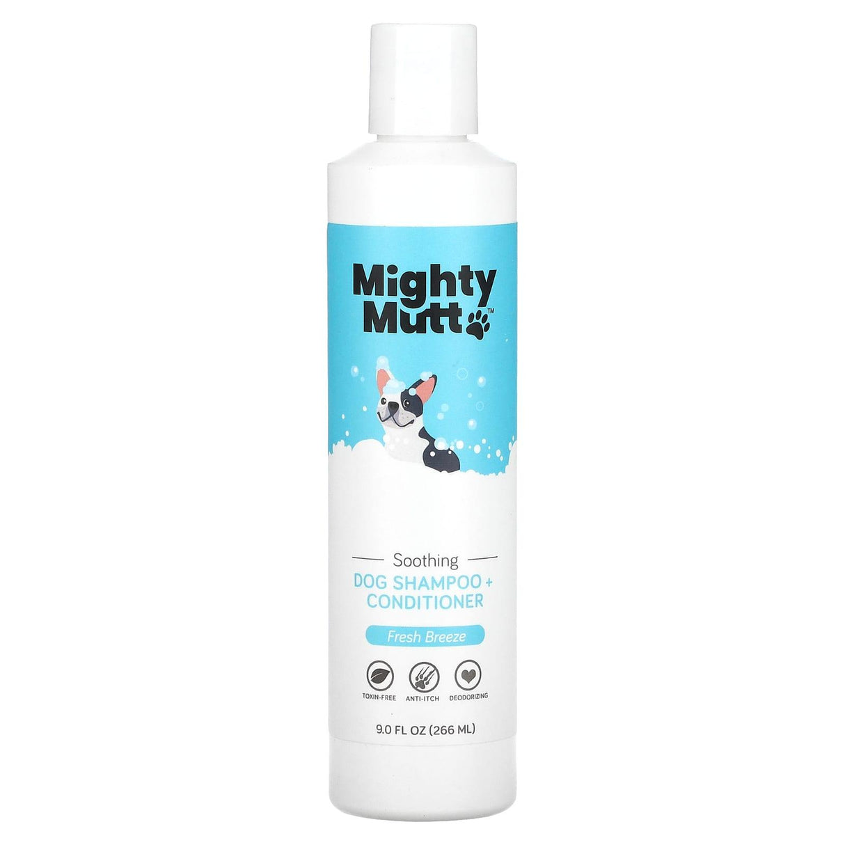 Mighty Mutt, Shampoo + Conditioner, For Dogs, Fresh Breeze, 9 fl oz (266 ml) - Supply Center USA