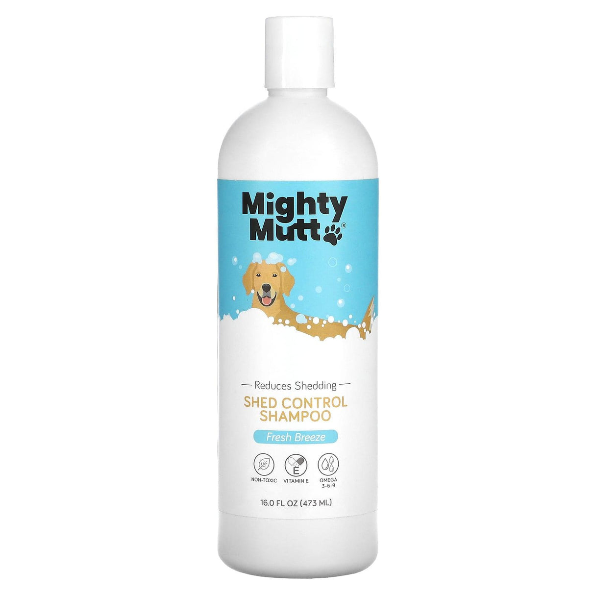 Mighty Mutt, Shed Control Shampoo, For Dogs, Fresh Breeze, 16 fl oz (473 ml) - Supply Center USA